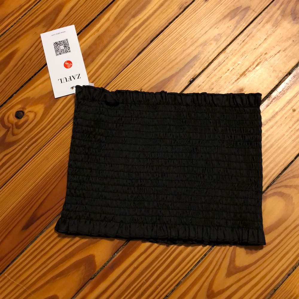 ZAFUL cropped scrunch top